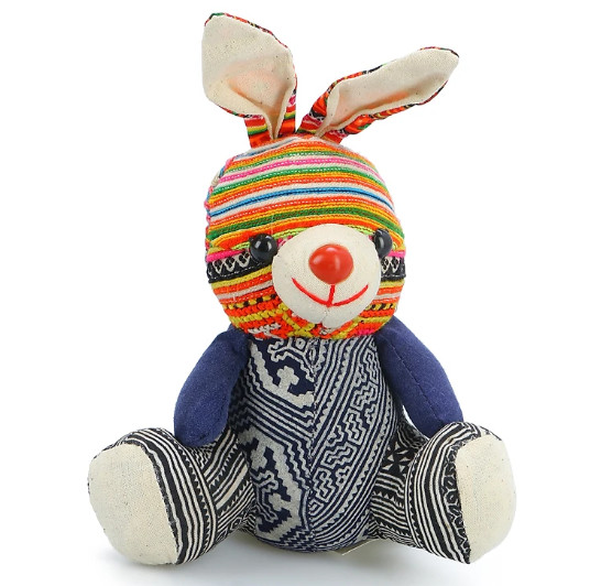 Thỏ thổ cẩm handmade